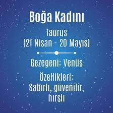 Boğa burcu kadını özellikleri