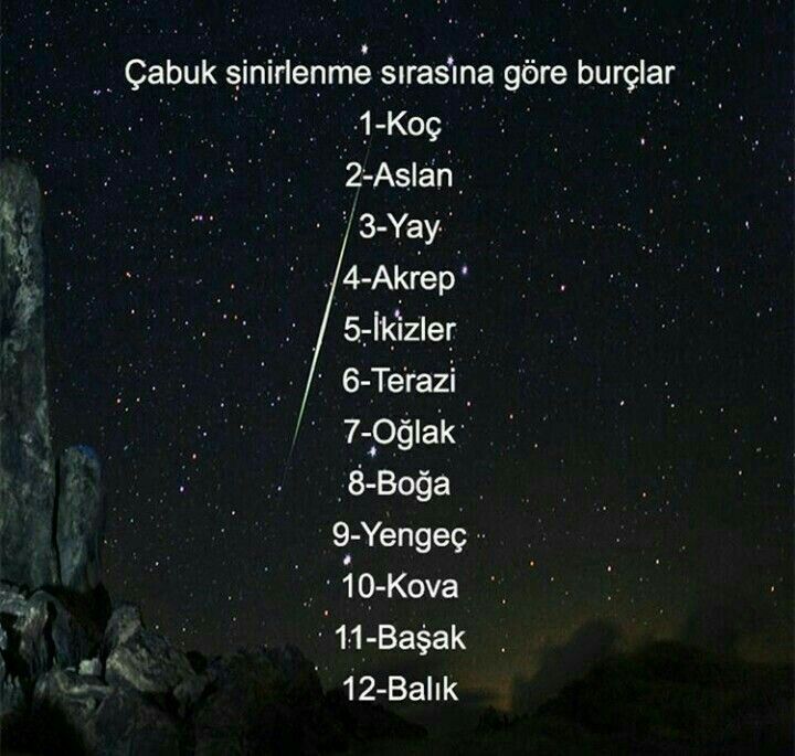 Burçların Sinirli Halleri